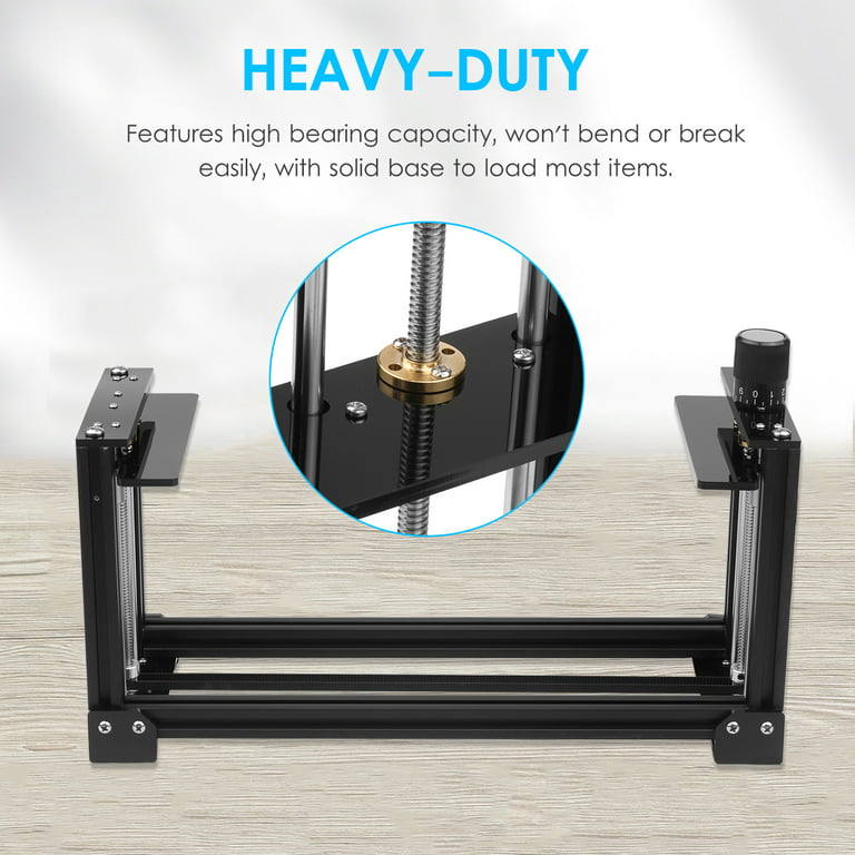 K/D Topuality Lifting Platform Stand Lab Lifter Vertical Lifting with Adjustable Height Within 8 inch for Engraving Machine Experiments DIY Handwork Carving 